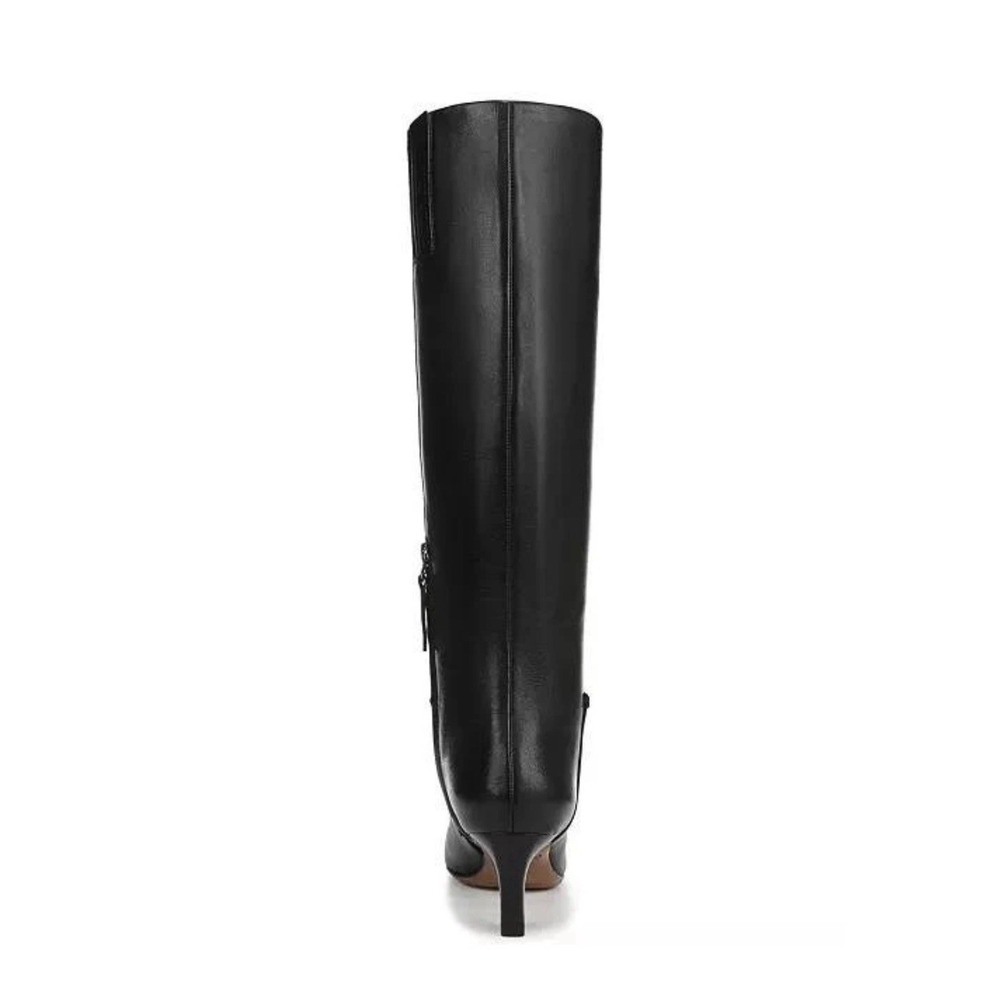 Sarto by Franco Sarto L-Timmy Black Leather Knee Boots Women's 10M US/41 EU NIB - Picture 3 of 16